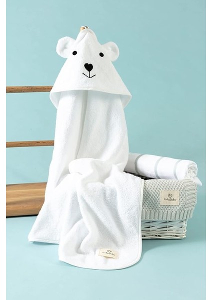 Baby Bebek Kundak Havlu - Doğal Bambu ve Saf Pamuk Karışımı indirimleri