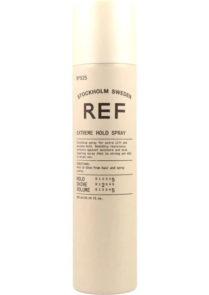 Stockholm-Ref Extreme Hold Spray N°525 300 ml Güçlü Tutuş Spreyi