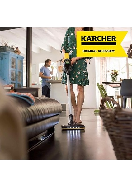 Kärcher Vc 4 Cordless Myhome, Vc 6 Cordless Ourfamily ve Vc 7 Cordless Yourmax Için Orijinal Sert Zemin Başlığı, Siyah fırsatları