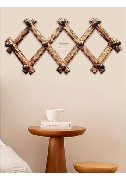 Doğal Ahşap Duvar Askısı Dekoratif Askılık Elbise Askılık MNT-105 fiyatları