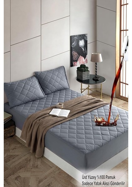 Sıvı Geçirmez Alez - Tek-Çift Kişilk Alez- Bebek ALEZ-%100 Pamuk- Kapitoneli Alez- Fitted(Yatağı Saran) Yatak Koruyucu Alez Çarşaf (100X200) fiyatları