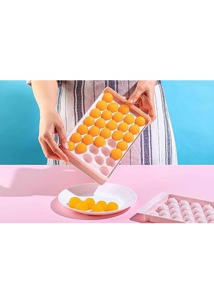 Home Pratik ve Şık 33'lü Küre Yuvarlak Buz Kalıbı - Küre Buzluk 33'lü | Buz Içecek Topu | Buz Lolipop Kalıbı [asorti] fırsatları