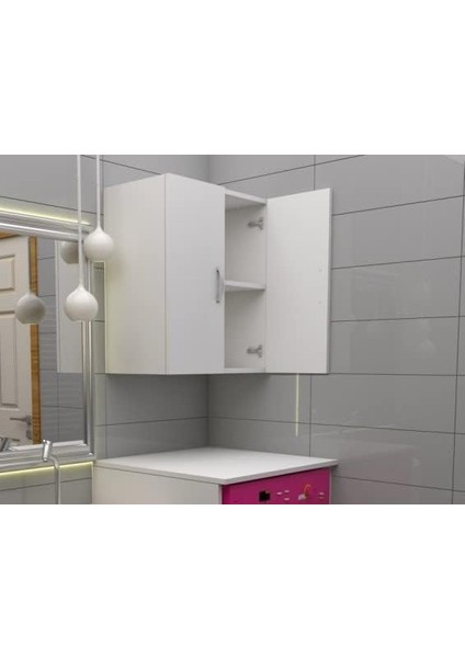 Makinası Üst Dolabı 75 * 60