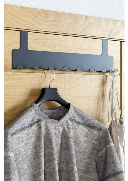 Home Metal Mat Siyah Kapı Arkası Askılık – 8 Kancalı Amerikan Tipi Organizer Askı, Banyo ve Oda Kapıları Için Pratik Askılık, Delmeden Montajlı Kapı Arkası Askı (Siyah) fiyatları