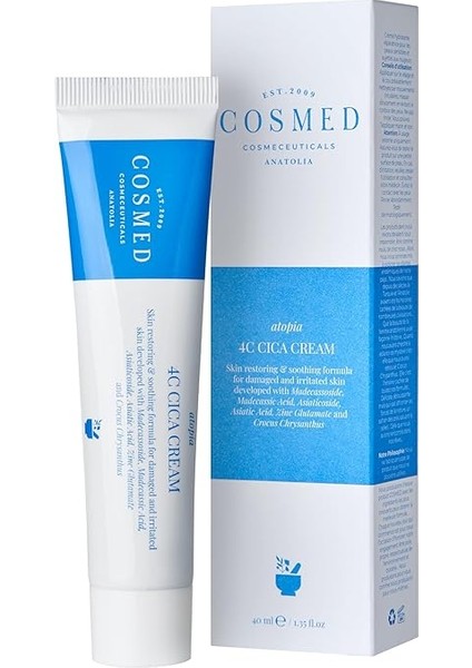 4c Cica Cream - Hasar Görmüş Ciltler Için Yatıştırıcı Onarıcı Bariyer Kremi fiyatları