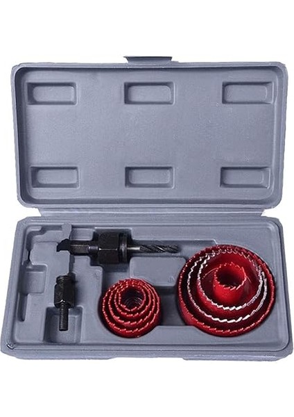 Master Panç Seti Ahşap Buat Alçıpan Kartonpiyer Delme Takımı (11 Parça)