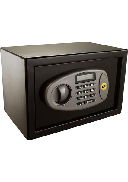 LCD Ekranlı Orta Boy Kasa Y-MS0000NFP - Standart Güvenlik -Master Şifre - 2 Adet 6 Şifeli Anahtar - 25 x 35 x 25 cm - Siyah