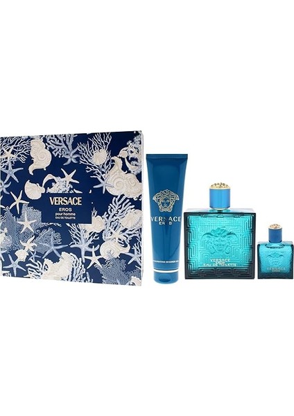 Eros Edt 100 ml + Shower Gel 150 ml + Edt 5 ml Parfüm fırsatları