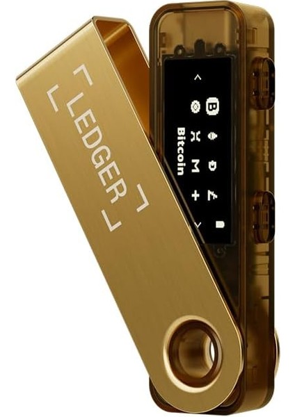 Nano S Plus Altın Kripto Donanım Cüzdanı