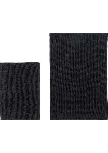 Concept June 2'li Banyo Paspas Seti Siyah