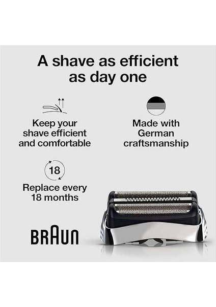 3 Serisi Tıraş Makinesi Yedek Başlığı 32B (Siyah) fiyatları