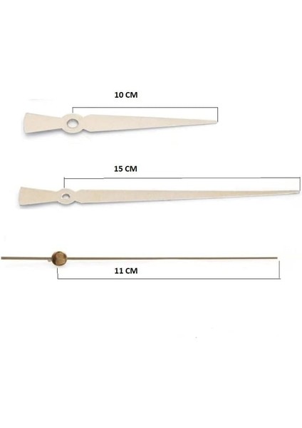 22 mm Uzun Şaft Akar Sessiz Saat Mekanizması Askılı EXIZNM384 modelleri