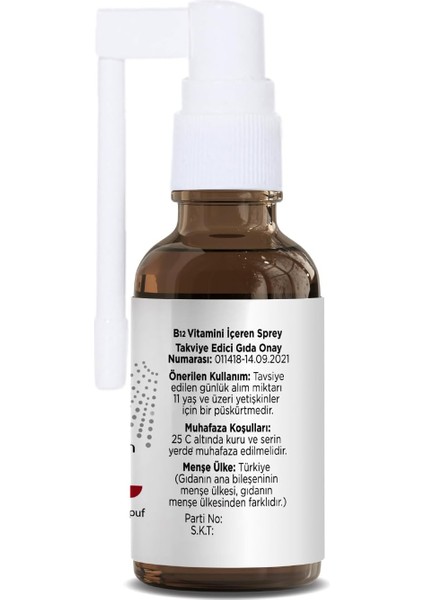 Vitamin B12 Methylcobalamin 1000 Mg Sprey-Damla 10 ml fiyatları