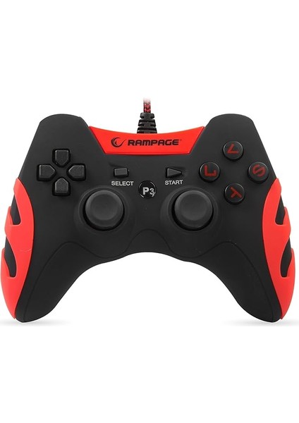 SG-R218 Ps3/pc x Input Kırmızı USB 1.8m Joypad