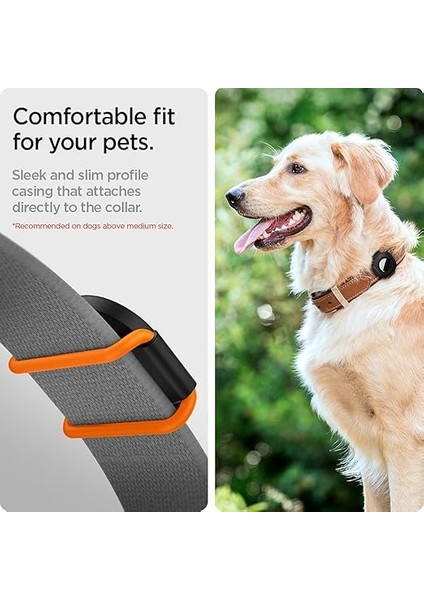 Airtag Kılıf Pet Collar Comfortag Black - AHP03106 fırsatları