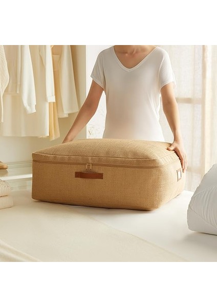 Home Textile Büyük Boy Jüt Baza Altı Hurç 62 x 46 x 22 cm fırsatları