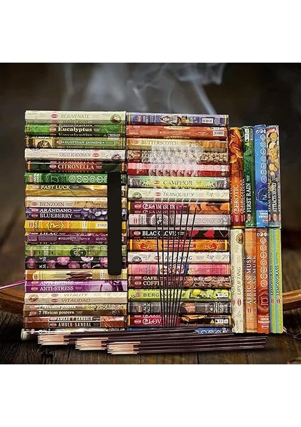 Aromalı 6'lı Tütsü Seti 6X20 (120 Çubuk), Yüksek Kaliteli Tütsü, 45 Dakika Yanma Süresi, Popüler Tütsüler fiyatları