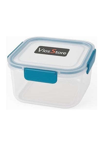 Store 4’lü Kilitli Saklama Kabı Seti – Sızdırmaz Kapaklı, Farklı Boy ve Renklerde, Bpa Içermez, Plastik Gıda Saklama Kutusu (Mavi) modelleri