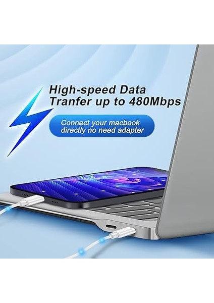 Çoklu Şarj Kablosu Adaptör Seti, USB C'den Mikro Usb/yıldırım/usb A Kablo Dönüştürücü Adaptör Kiti Telefon Tutucu Olarak Kullanılabilir (Beyaz) fiyatları