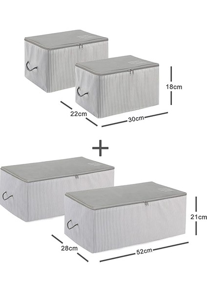 Home Textile 4'lü Gri Renk Stuff & Things Hurç Set fiyatları