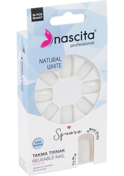 36'lı Square Takma Tırnak - 140