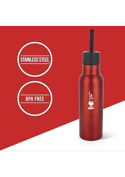 - Termal Şişe - 750ML - Kırmızı Renk - Paslanmaz Çelik - Çift Katmanlı - 12 Saat Sıcak 24 Saat Soğuk Tutar - Hava Geçirmez Vidalı Kapak Özelliği - Özel Silikon Conta Sayesinde Sızdırmaz Şişe fırsatları