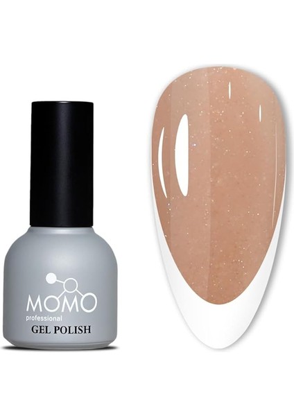 Professional French Cover Rubber Base Coat FC13, Işıltılı Nude 10 ml