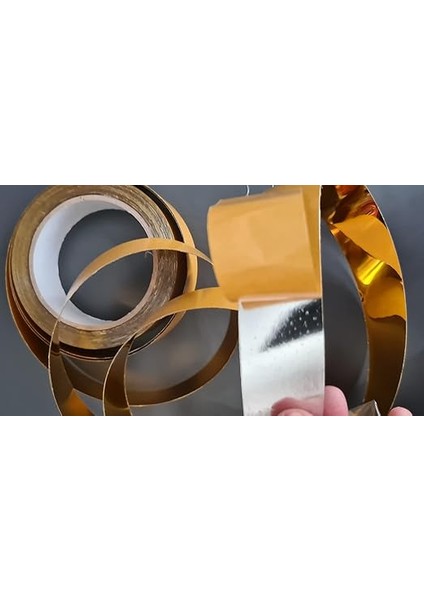 Pvc Bant Gümüş 2cm x 10 Metre, Dekorasyon Bandı, Mobilya, Kapı ve Duvar Süsü indirimleri