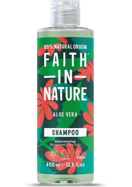 In Nature %99 Doğal Yenileyici Şampuan Normal & Kuruya Dönük Saçlar Için (Aloe Vera, 400 Ml)