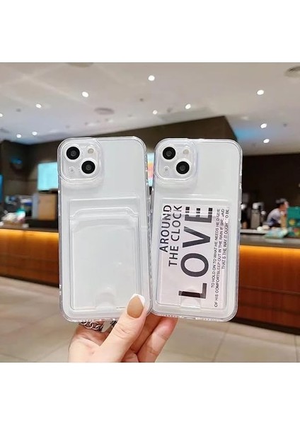 Aksesuar Iphone 13 ve 14 ile Uyumlu Şeffaf Kartlıklı Kamera Korumali Aa Kalite fiyatları