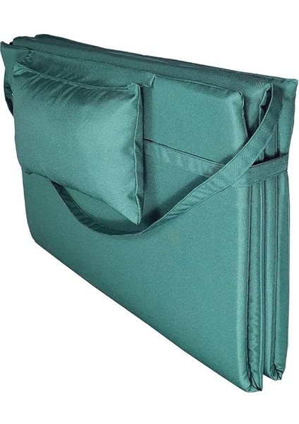 Taşınabilir Katlanır Çanta Şezlong Minderi, Yastıklı Minder (Yeşil) fiyatları