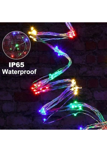 Solar Güneş Enerjili Rgb 100 Led, 12 Metre,8 Modlu, Peri LED Bahçe, Veranda, Avlu, Balkon, Havuz Kenarı, Düğün, Parti, Peyzaj Aydınlatma Su Geçirmez Lamba fırsatları