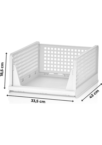 Modüler Kayar Raflı Dolap Içi Düzenleyici Seti, Beyaz modelleri