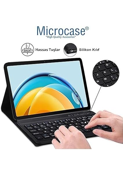 Samsung Galaxy Tab A9 Plus SM-X210 11 Inch Tablet Bluetooth Klavyeli Standlı Kılıf - Bkk4 fiyatları