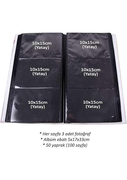 RS307 Fotoğraf Albümü 10X15CM 300 Fotoğraf Kapasiteli Eyfel Kulesi Desenli Lüks Albüm fırsatları