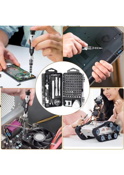 115 In 1 Hassas Tornavida Seti Çok Fonksiyonlu Manyetik Telefon Bilgisayar Onarım Tamir Seti fiyatları