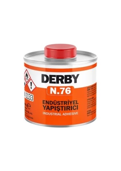 N.76 Kontakt Yapıştırıcı, 400 Gram. Kumaş, Sünger, Kauçuk, Halı, Deri, Ayakkabı, Çadır, Örtü, Koltuk Kumaşı, Oto Tavan Döşemesi Için Genel Amaçlı Yapıştırıcı