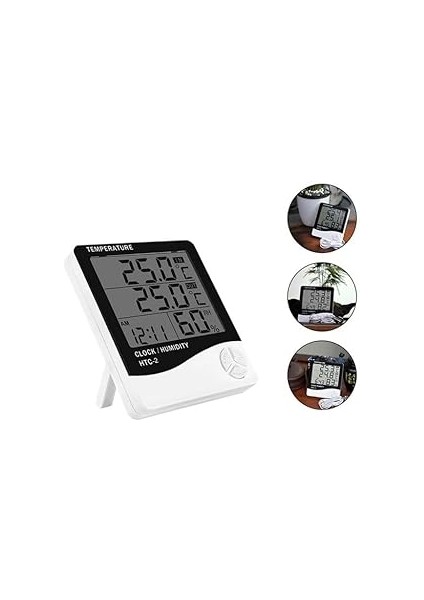 Dijital Termometre Sıcaklık ve Nem Ölçer Higrometre Masa Alarm, Problu Dijital Termometre, Problu Sıcaklık ve Nem Ölçer fiyatları