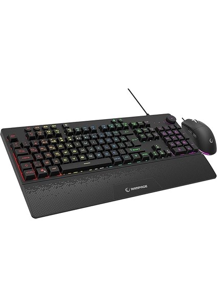 Eclipse Siyah USB Rgb Aydınlatmalı Q Gaming 4 Tuş Makrolu Oyuncu Klavye Mouse Set indirimleri