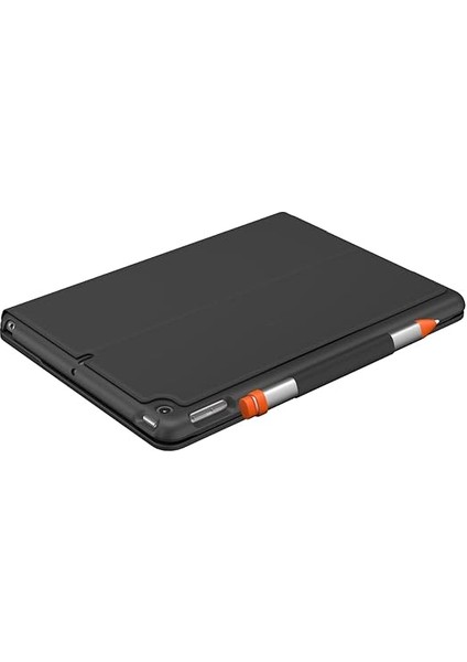 Slim Folio Klavyeli iPad Kılıfı, Ios Kısayol Tuşları, iPad 10.2 Inç 7. 8. ve 9. Nesil ile Uyumlu, Gri fırsatları