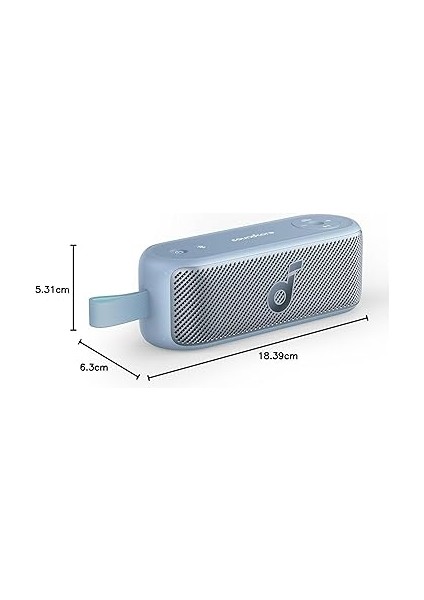 By Anker Motion 100 Bluetooth Hoparlör, Çift 20W Sürücüler, Özelleştirilebilir 9-Bant Pro Eq, 12 Saate Varan Oynatma Süresi, Ipx7 Su Geçirmez, Mavi fiyatları
