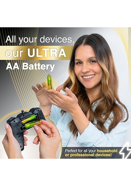 Batteries GP15AU Ultra Alkalin LR6/E91/AA Kalem Pil, 1.5 Volt, 40'lı Paket fırsatları