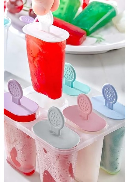 Pratik 6 Lı Meybuz Dondurma Kalıbı | 6 Adet Buz Meybuz ve Dondurma Kalıbı fiyatları