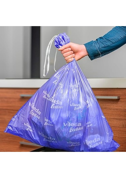 Büzgülü Lavanta Kokulu Çöp Torbası 30 Litre - 15'li, Mor, Orta fiyatları