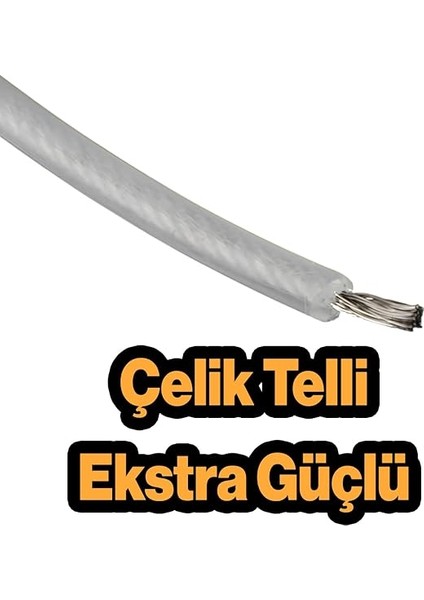 Telli Motorlu Tırpan Yuvarlak Misina 3.3 mm 26 Metre Çim Ot Biçme Teli Güçlü Profesyonel modelleri