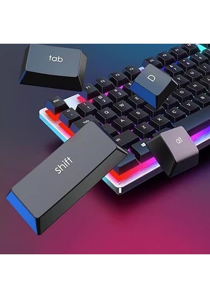 K100 Gaming Oyuncu Kablolu Klavye Ingilizce modelleri