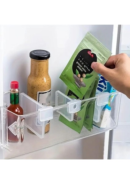 10 Adet Buzdolabı Kapak Içi Düzenleyici Plaka | Dolap Içi Düzenleyici