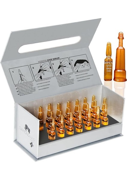Haır Yoğunlaşma Nane Saç Oluşumuna Yardımcı Saç Serumu Dökülme Karşıtı - Biotin, Keratin, Peptid, Procapil Saç Vitamini Kompleksi, Diamond Hair