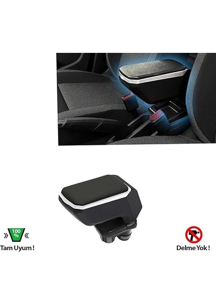 Auto Accessorıes Renault Clio 5 2019 Sonrası Ile Uyumlu Geçmeli Kolçak, Kol Dayama - A+ Kalite modelleri