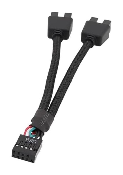 USB Çoklayıcı 2.0 9 Pin Başlık Hub Splitter Adaptörü Dönüştürücü